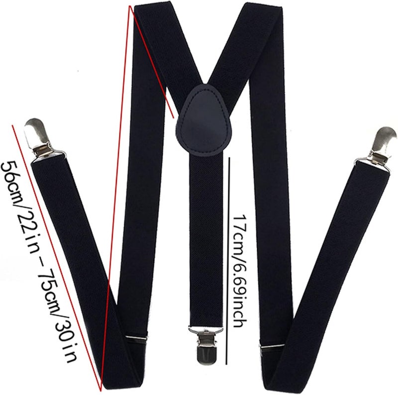 UTOWO Kids Suspenders Bowtie Sets Adjustable Suspender Set for Boys and Girls - Image 3